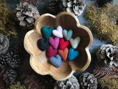 Feel the Love | Felted Wool Heart
