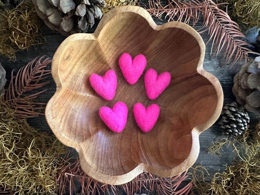 Feel the Love | Felted Wool Heart