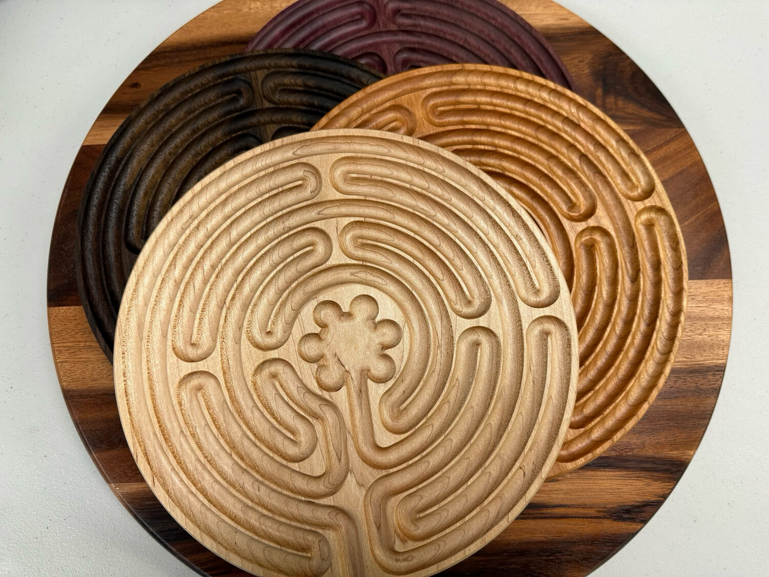Hardwood Labyrinth | Multiple Wood Options