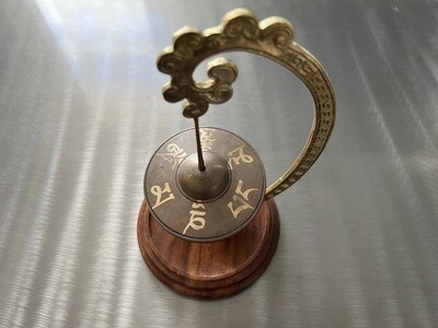 TABLE CHIME: Om Mani Tingsha w/striker