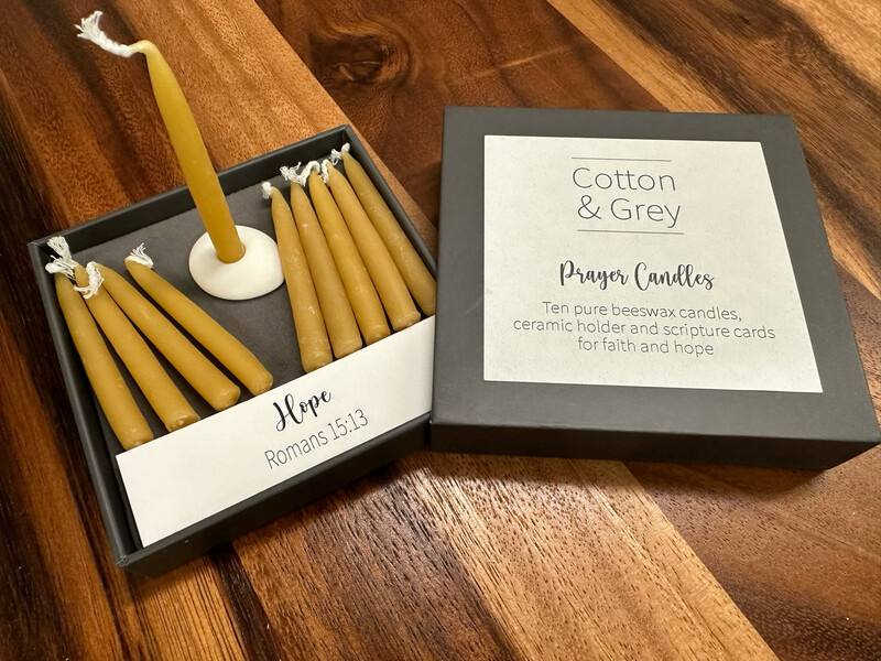 Candles | Prayer Candles + Scripture Cards