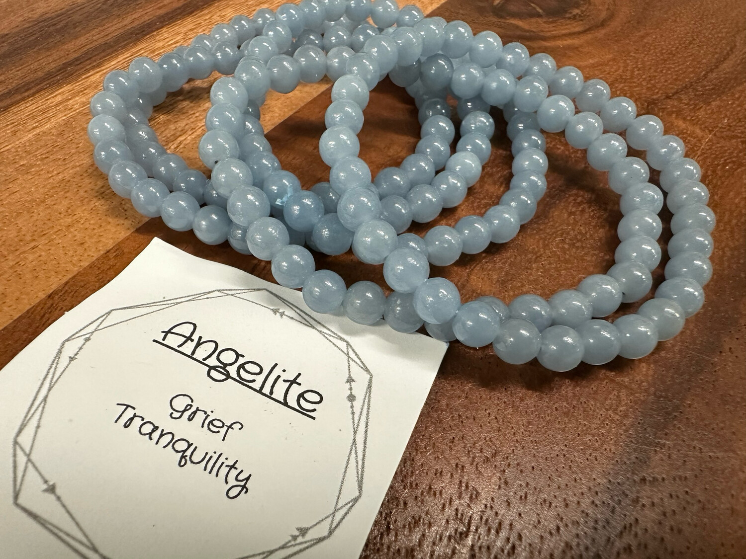 Stone Bracelet - Angelite