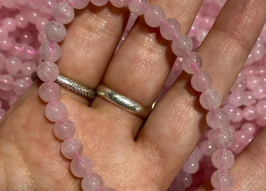 Stone Bracelet - Rose Quartz