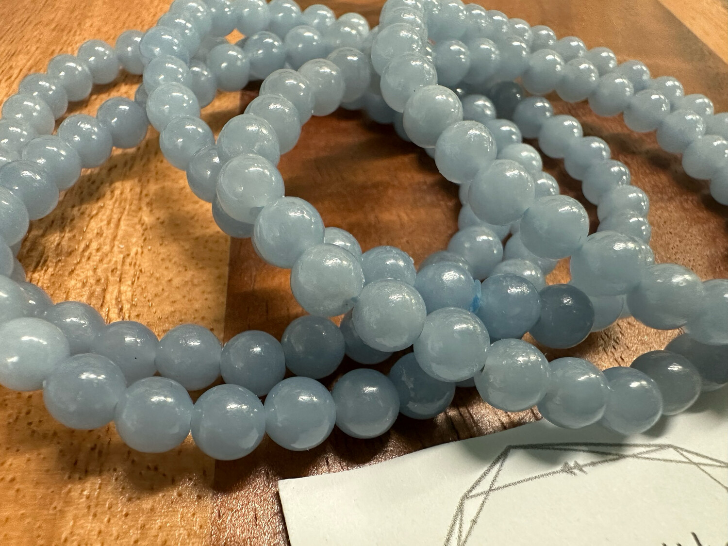 Stone Bracelet - Angelite