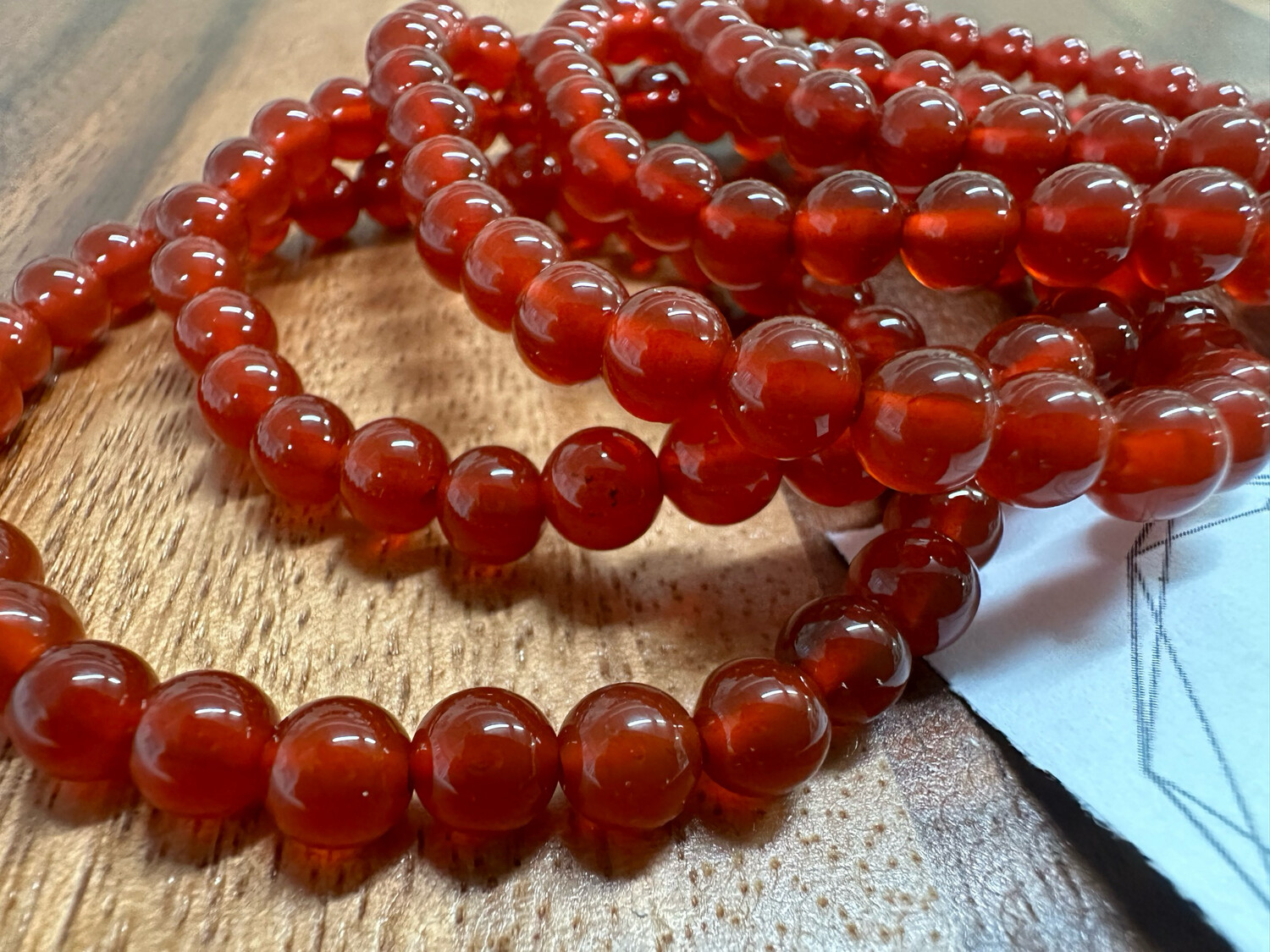 Stone Bracelet - Carnelian