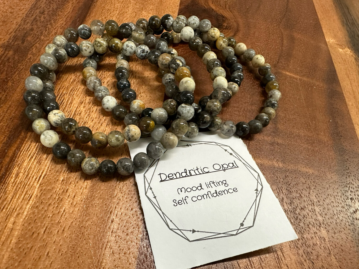 Stone Bracelet - Dendritic Opal