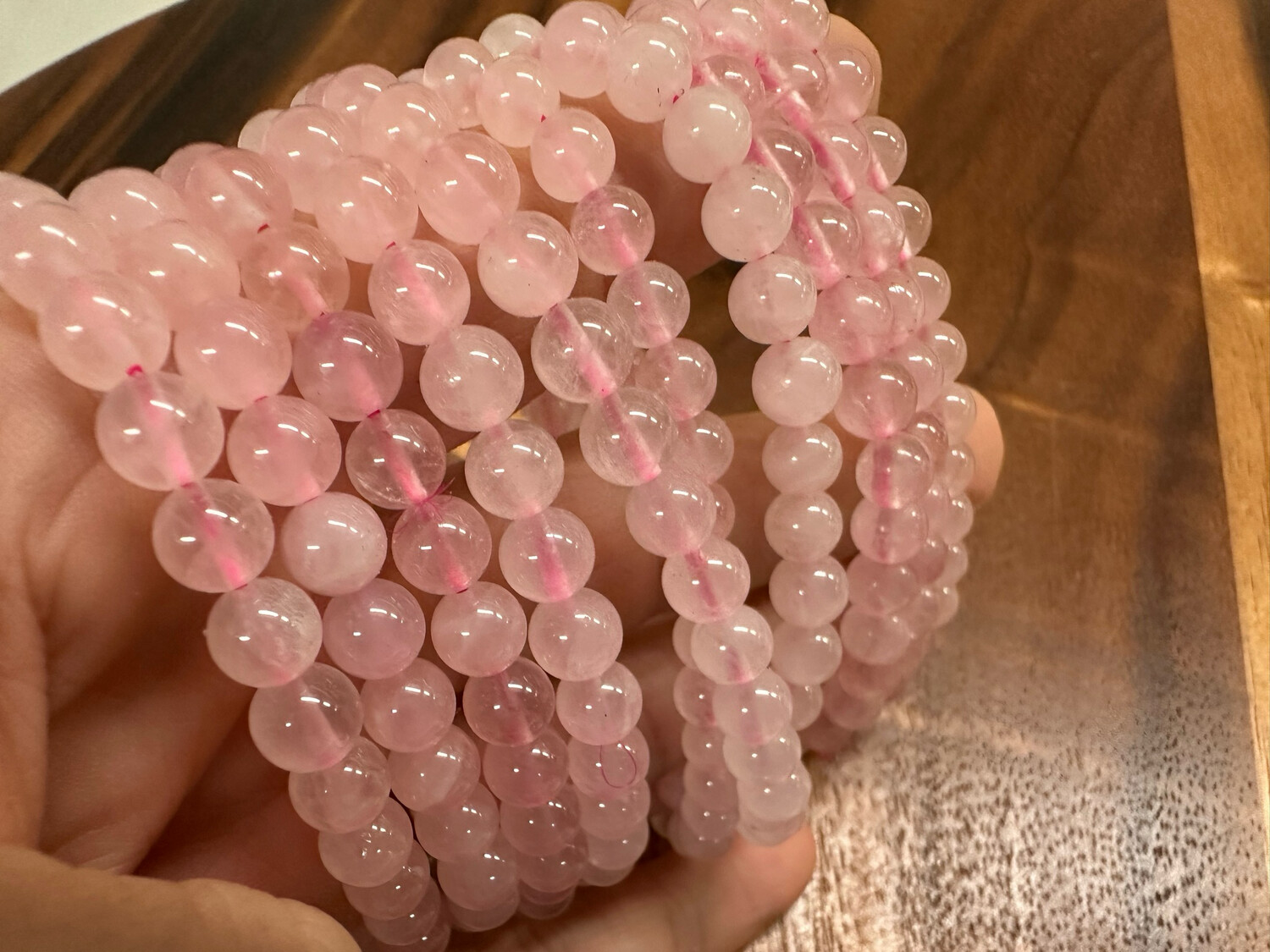 Stone Bracelet - Rose Quartz