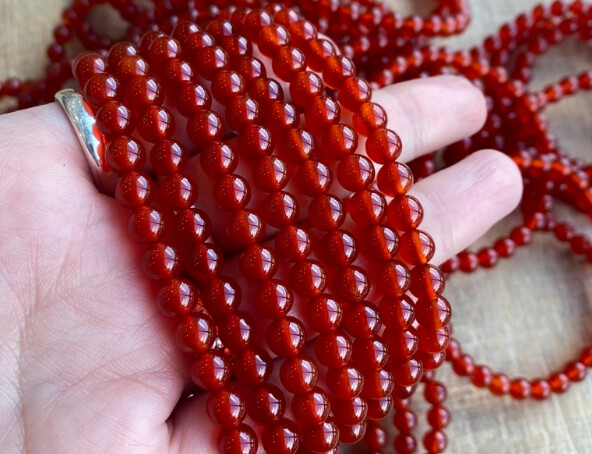 Stone Bracelet - Carnelian