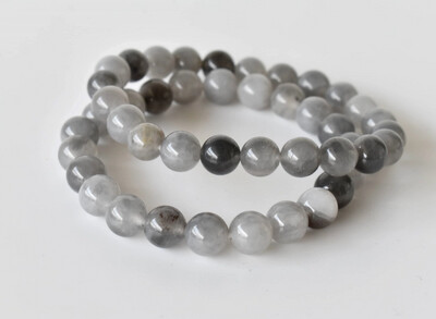 Stone Bracelet - Cloudy Quartz