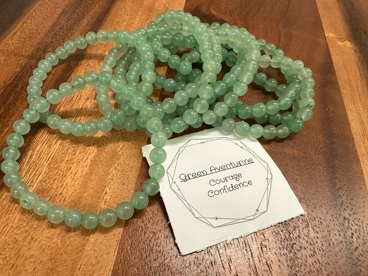 Stone Bracelet - Green Aventurine