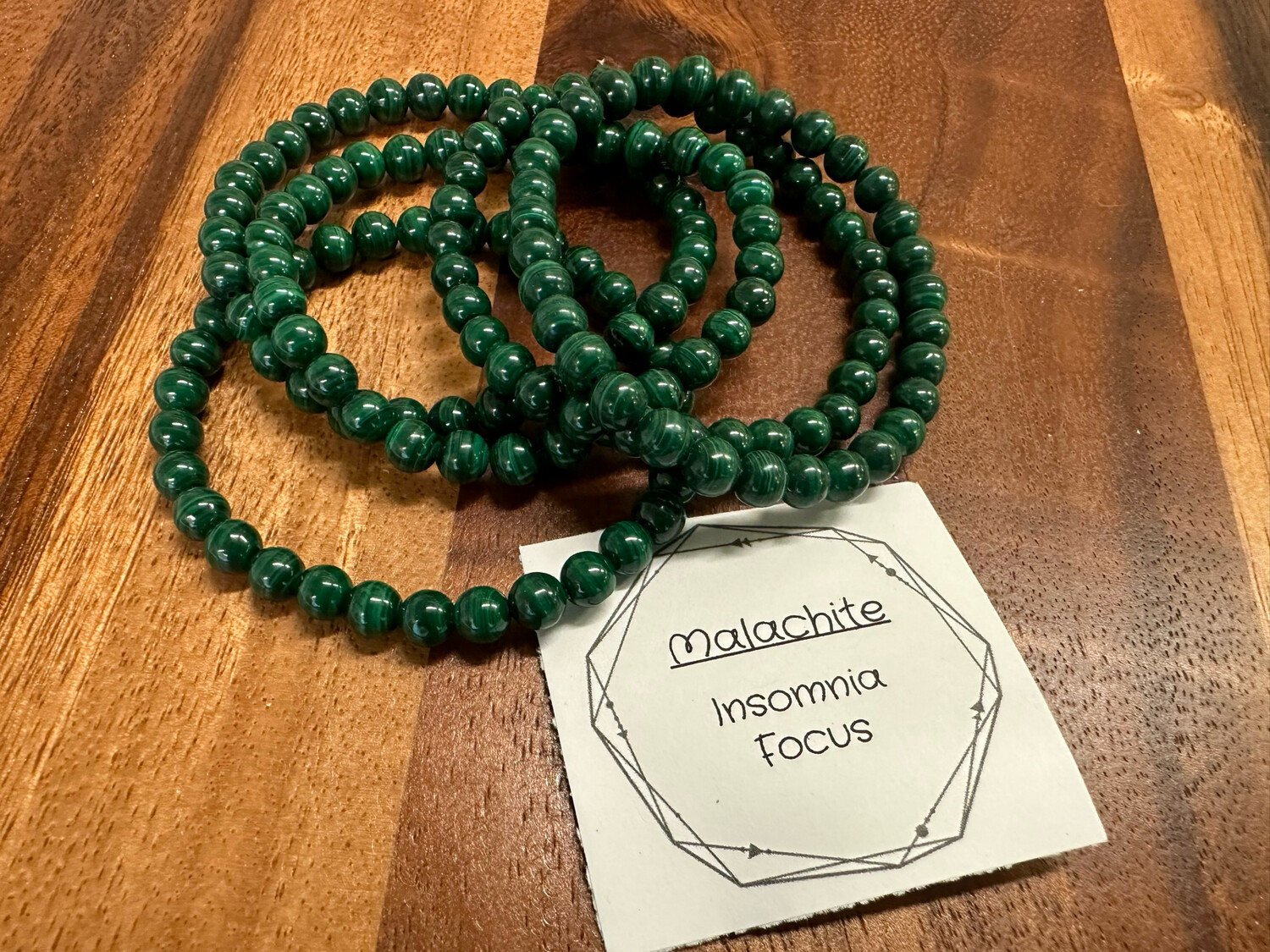 Stone Bracelet - Malachite