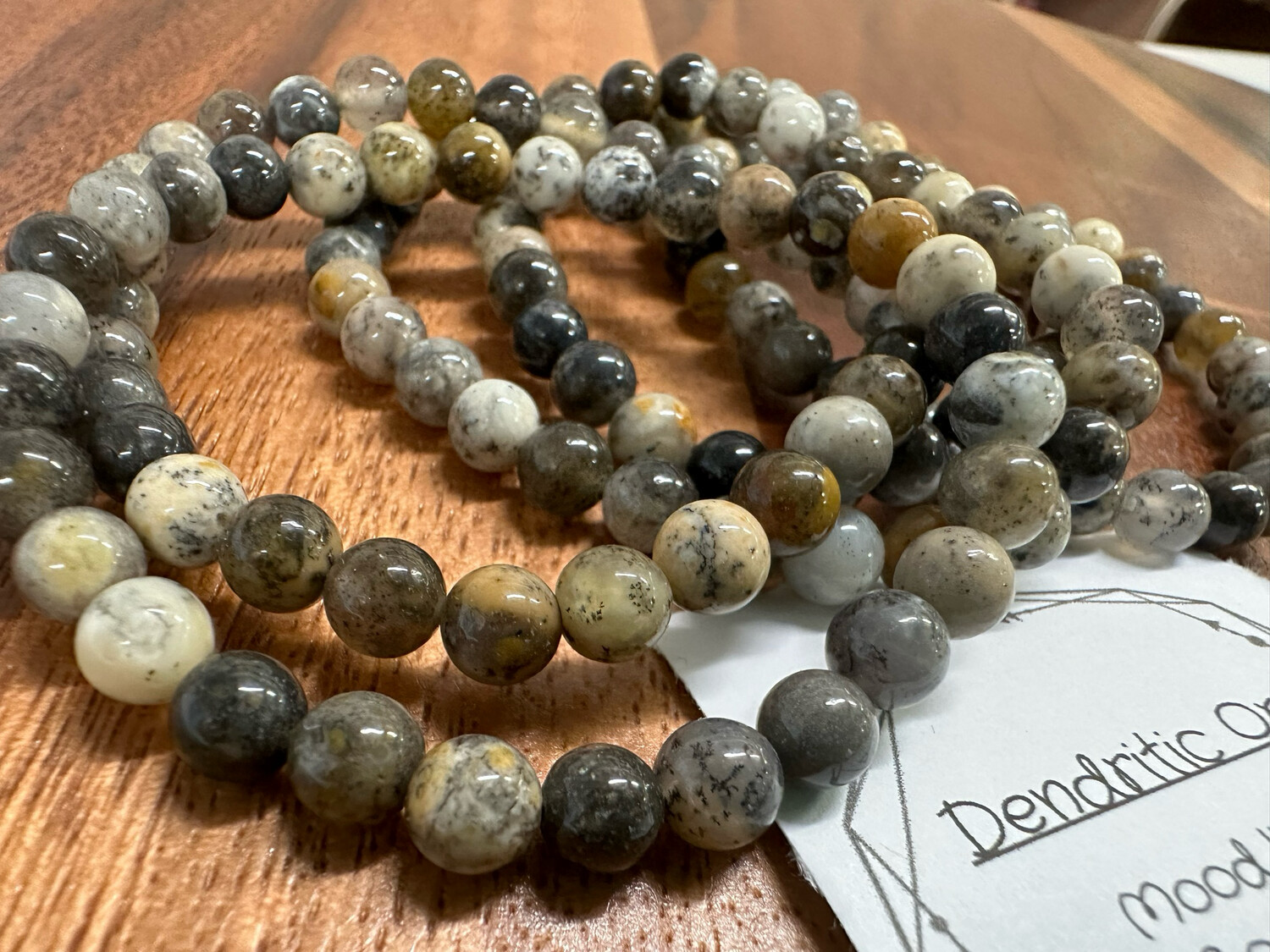 Stone Bracelet - Dendritic Opal