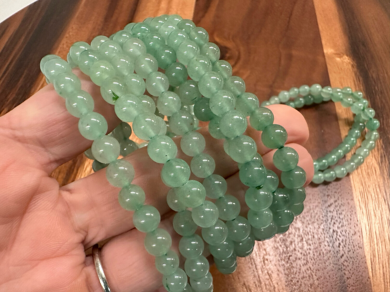 Stone Bracelet - Green Aventurine