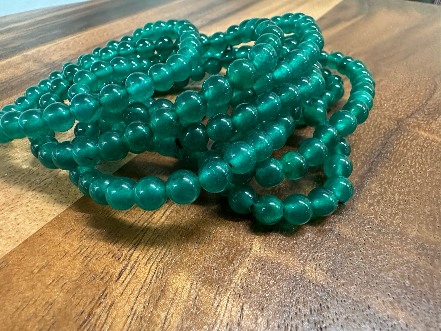 Stone Bracelet - Green Jade
