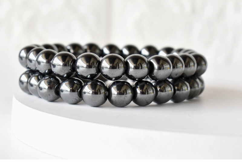 Stone Bracelet - Hematite