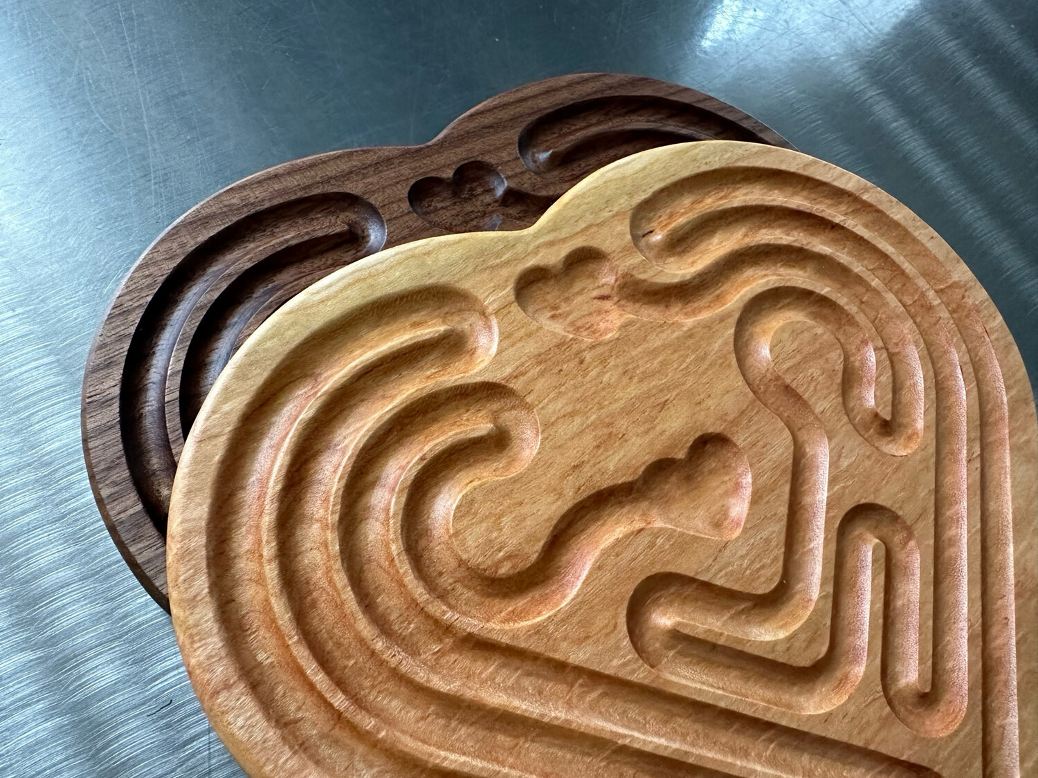 Heart-to-Heart Labyrinth | Real Wood