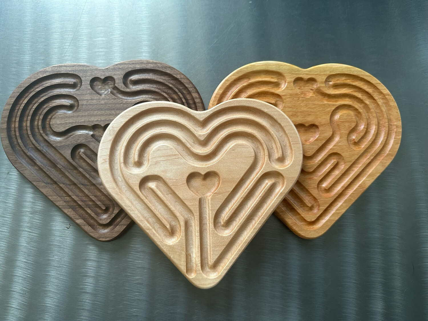Heart Labyrinth | Real Wood