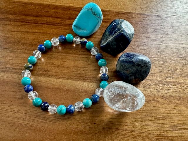Stone Bracelet &amp; Crystal Kit | Enhance Logic, Efficiency, Social, Communication