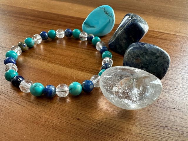 Stone Bracelet &amp; Crystal Kit | Enhance Logic, Efficiency, Social, Communication