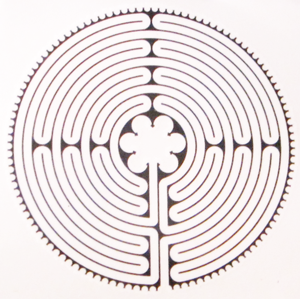 Tattoo (Temporary): Chartres Labyrinth