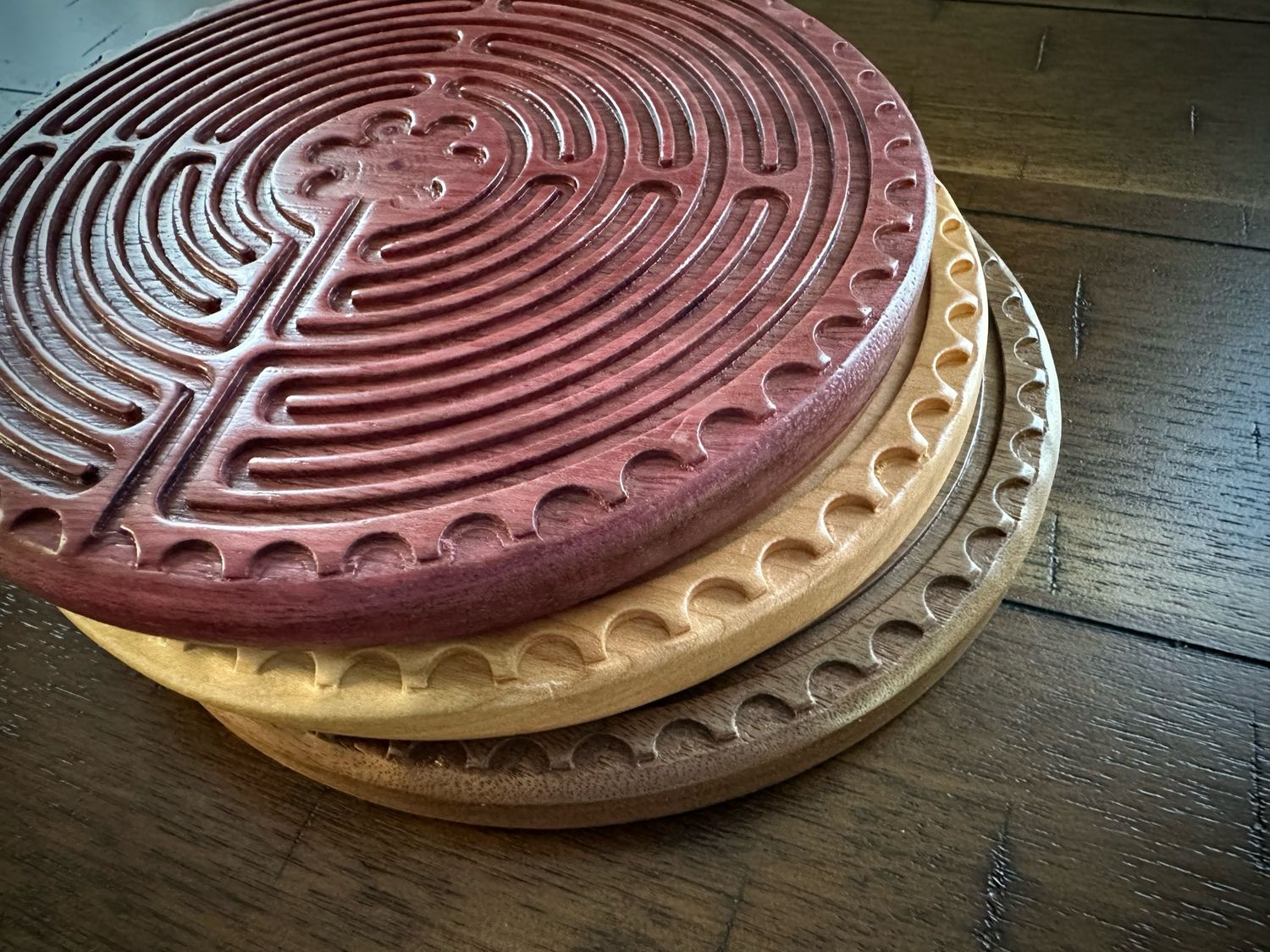 Personal Hardwood Labyrinth | Multiple Wood Options