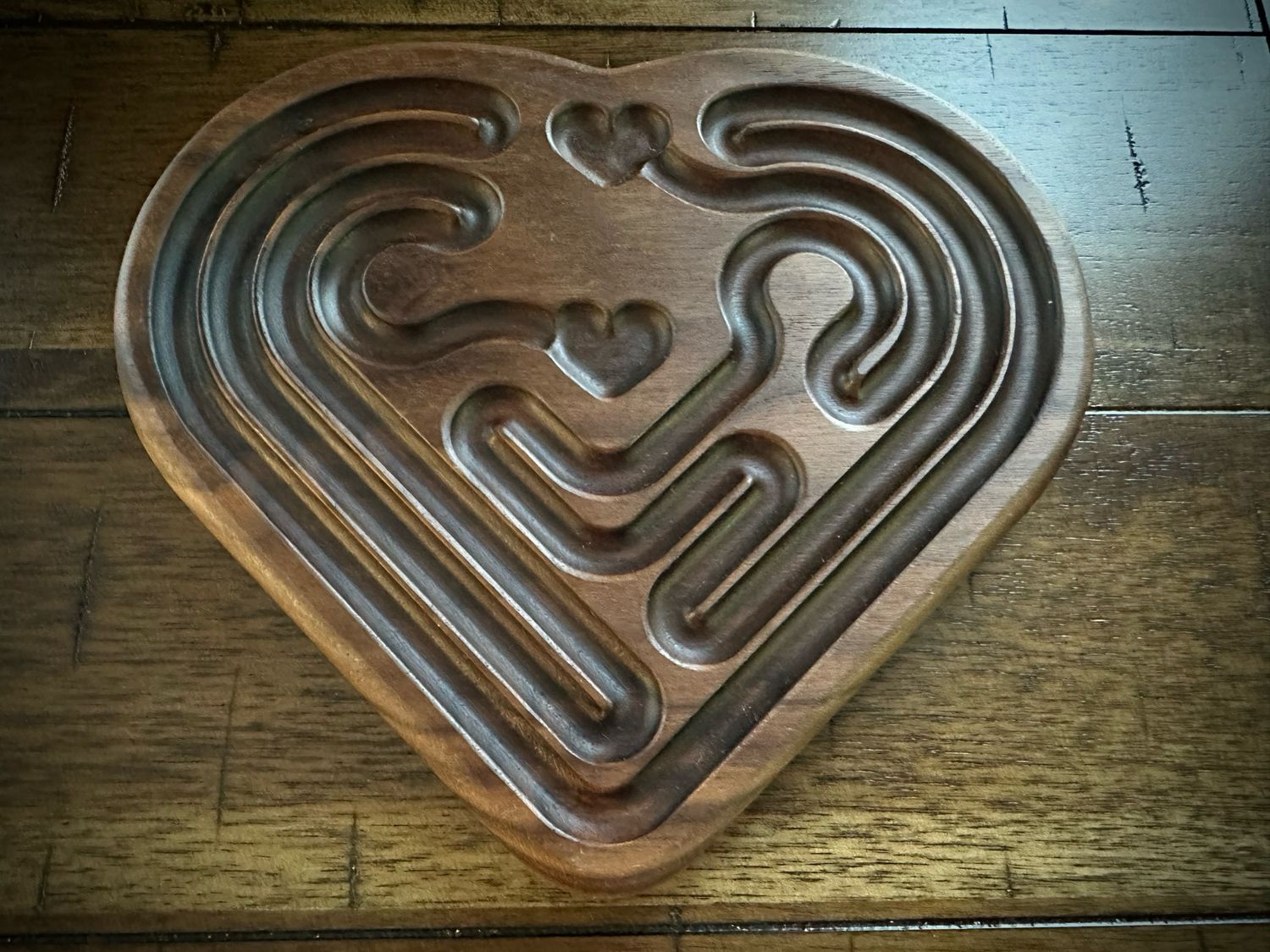 Heart-to-Heart Labyrinth | Real Wood