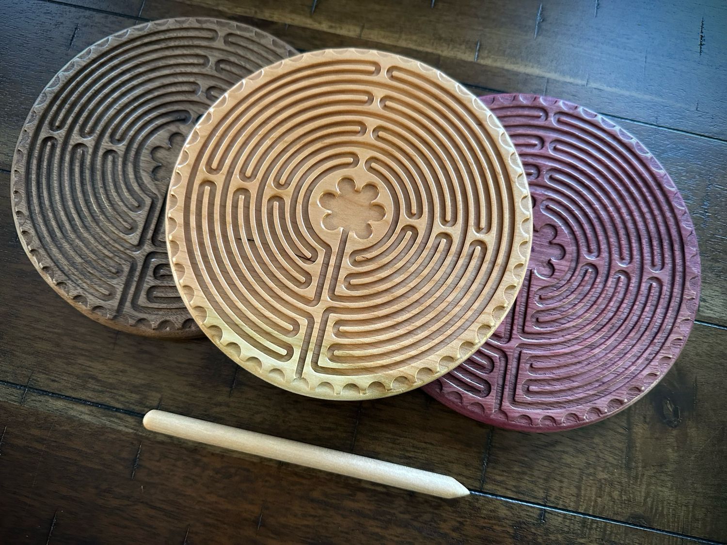 Personal Hardwood Labyrinth | Multiple Wood Options