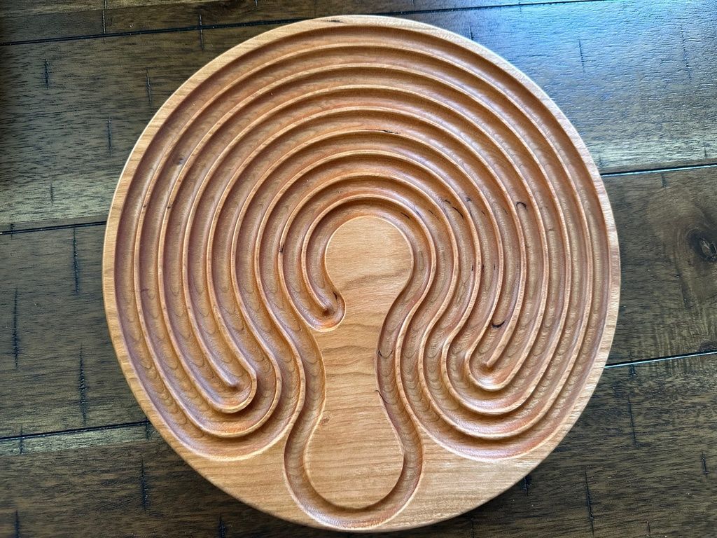 Baltic (Goddess) Hardwood Labyrinth | Multiple Wood Options