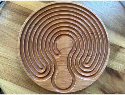 Baltic (Goddess) Hardwood Labyrinth | Multiple Wood Options