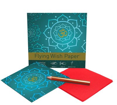 Flying Wish Paper | Golden Om