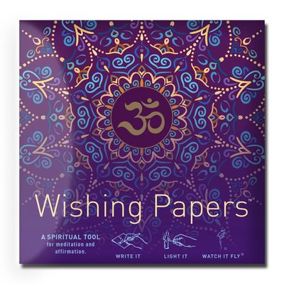 Flying Wish Paper | Purple Om