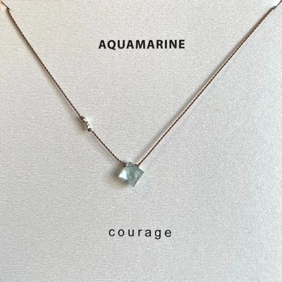 COURAGE | Aquamarine Necklace (Necklace)