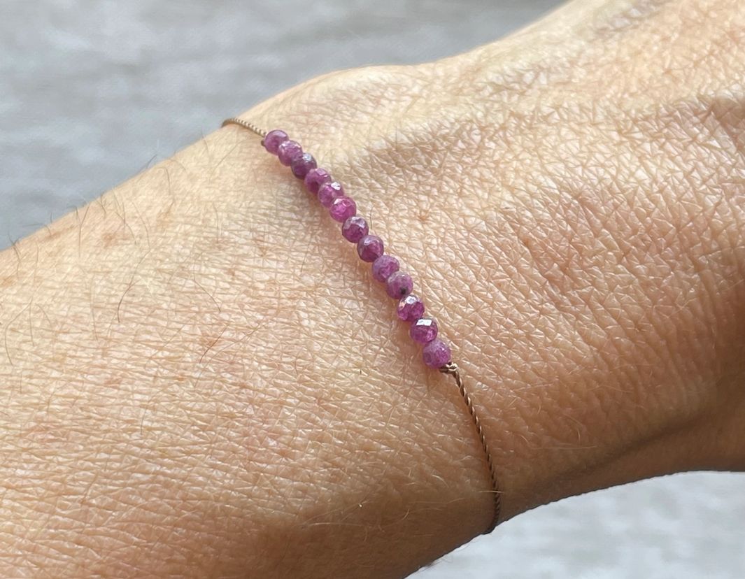 Intention Bracelet | PROSPERITY (Ruby)
