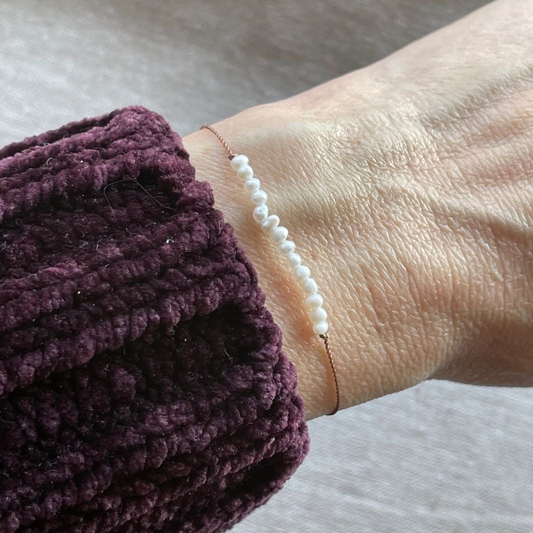 Intention Bracelet | PROTECTION. GOOD LUCK. WEALTH. (Freshwater Pearl)