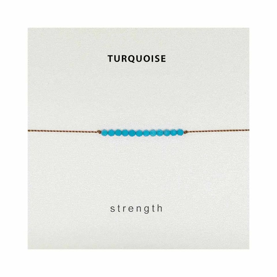 Intention Bracelet | STRENGTH (Turquoise)