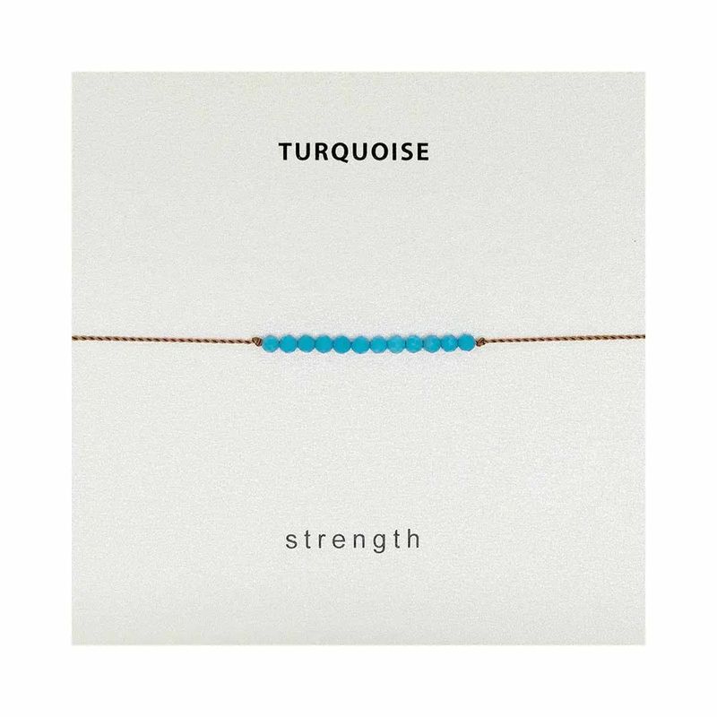 Intention Bracelet | STRENGTH (Turquoise)