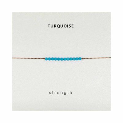 Intention Bracelet | STRENGTH (Turquoise)