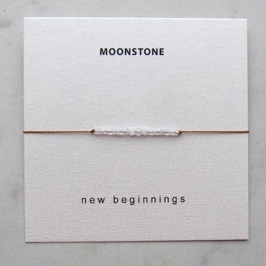 Intention Bracelet | NEW BEGINNINGS (Rainbow Moonstone)