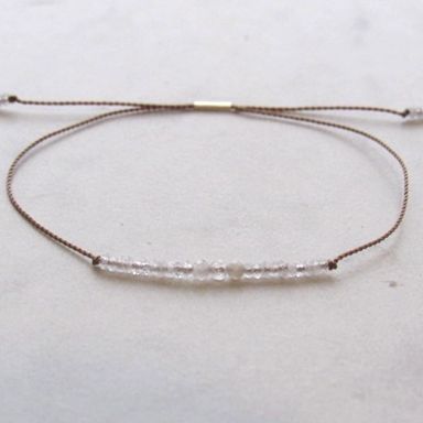 Intention Bracelet | NEW BEGINNINGS (Rainbow Moonstone)