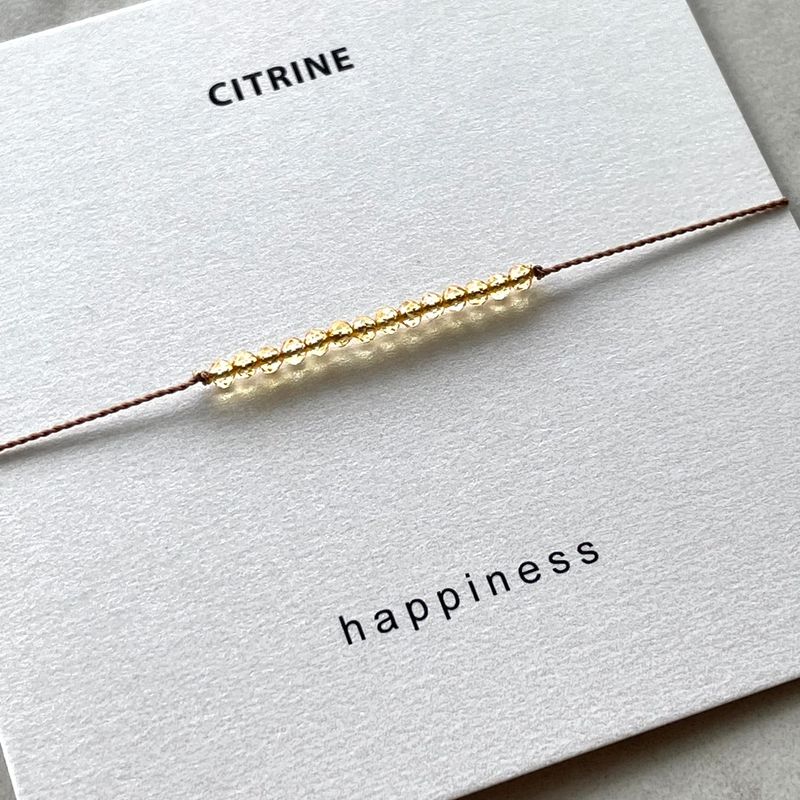 Intention Bracelet | HAPPINESS (Citrine)