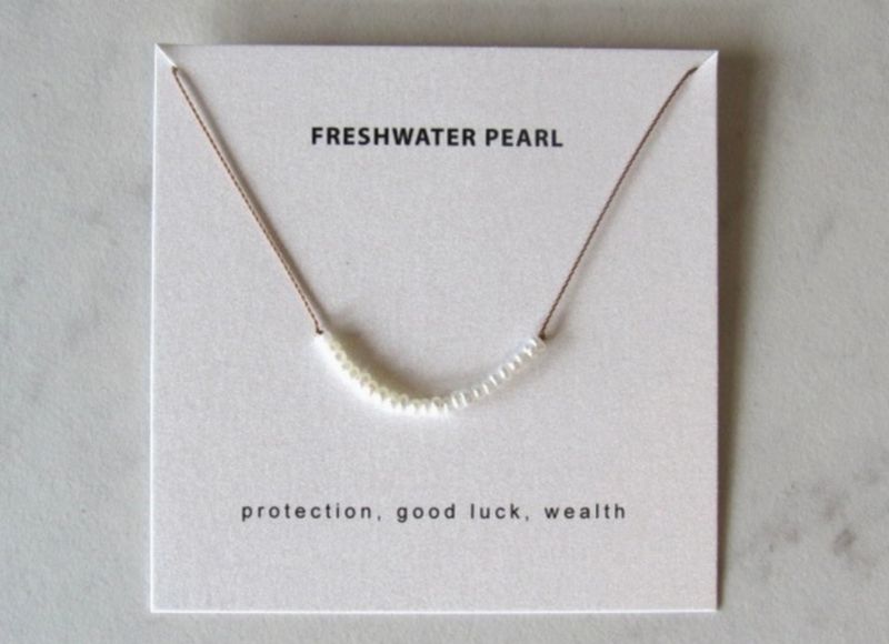 PROTECTION. GOOD LUCK. WEALTH. | Freshwater Pearl (Necklace)