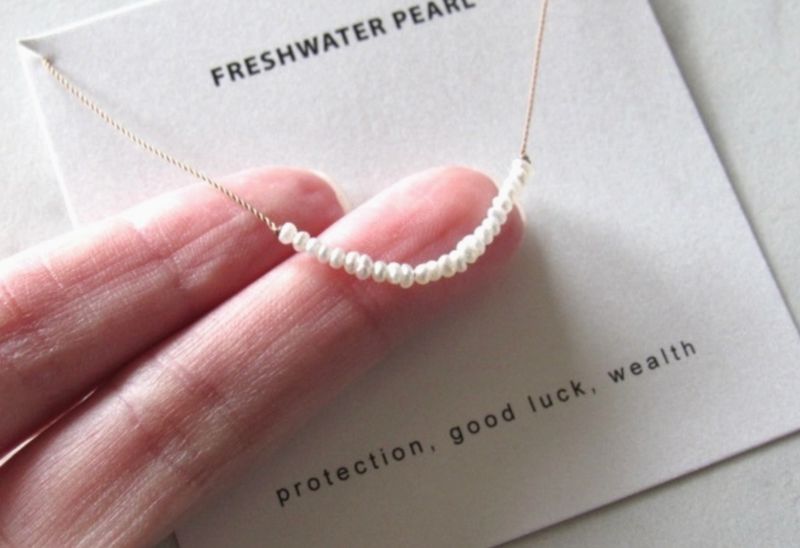 PROTECTION. GOOD LUCK. WEALTH. | Freshwater Pearl (Necklace)