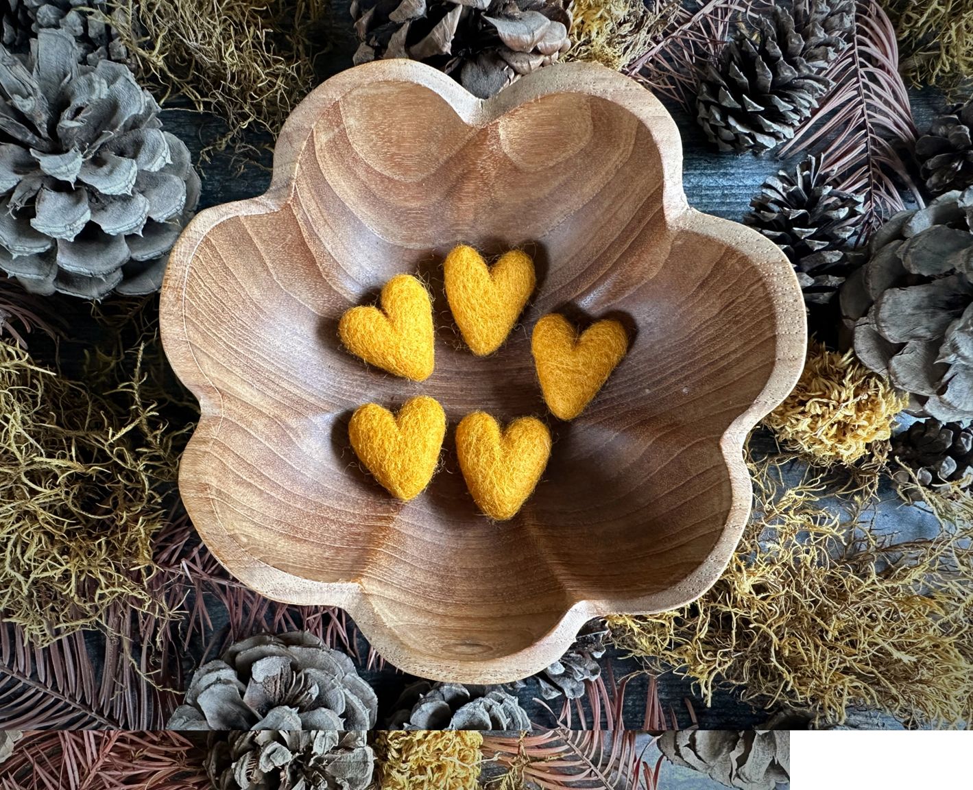 Feel the Love | Felted Wool Heart