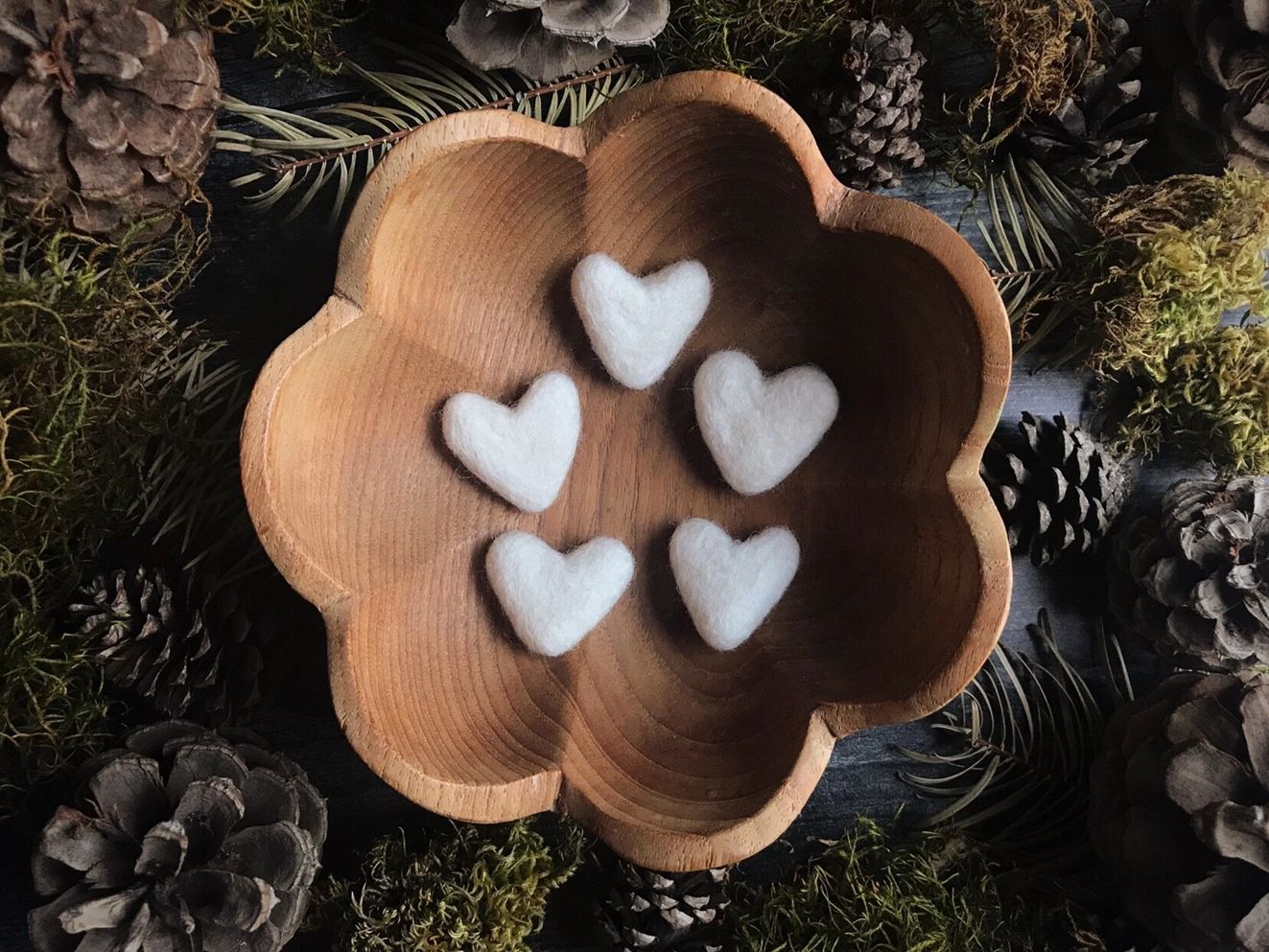 Feel the Love | Felted Wool Heart