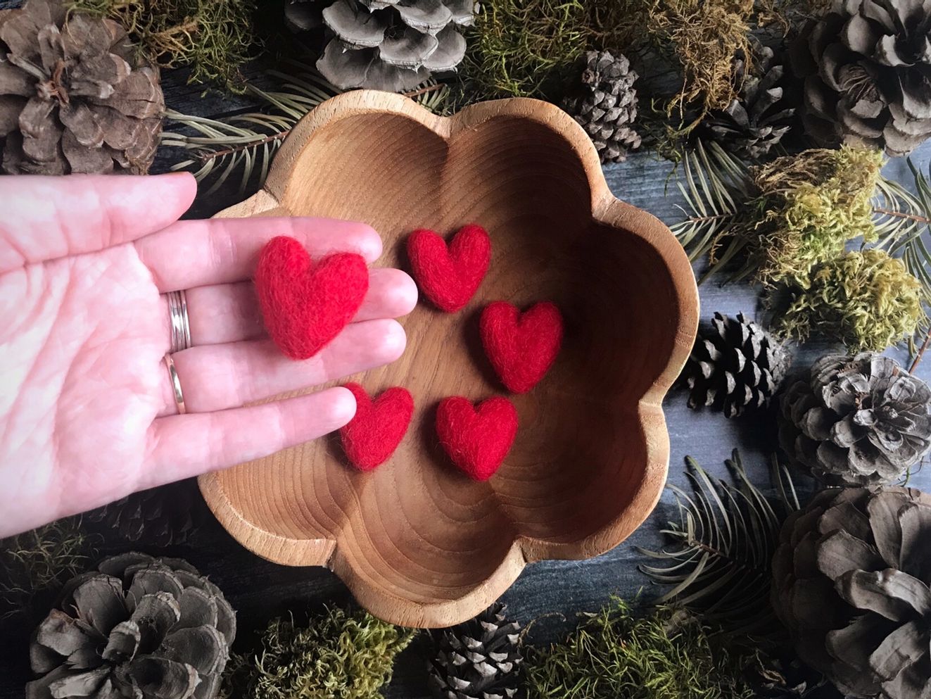 Feel the Love | Felted Wool Heart