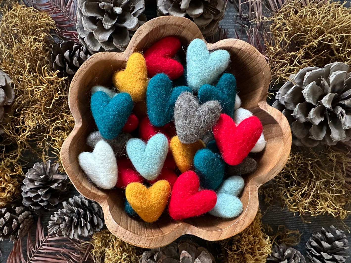 Feel the Love | Felted Wool Heart