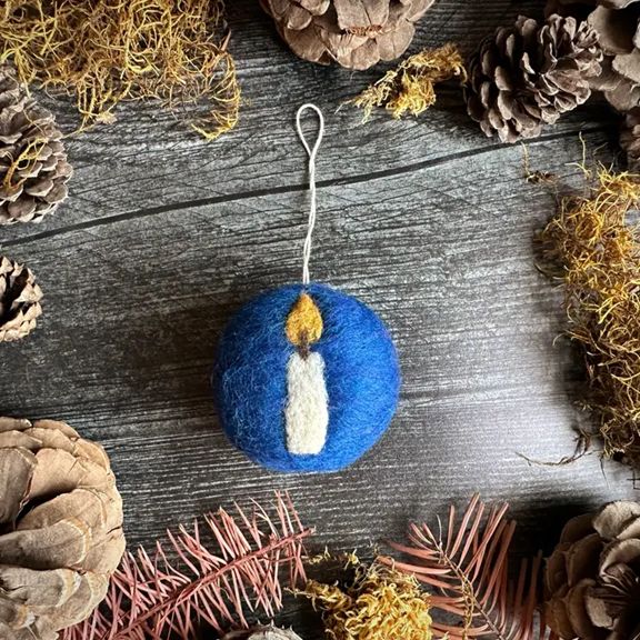 Bright Light | Felted Wool Decoration