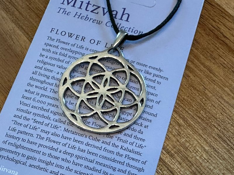 Necklace: Flower of Life (Pewter)