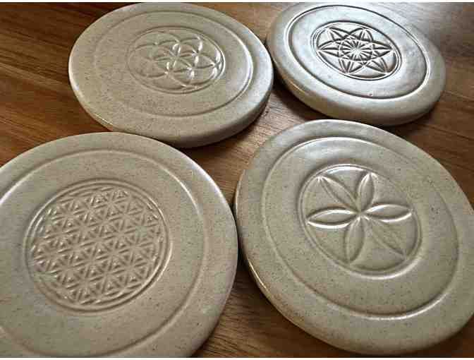 Sacred Geometry Coasters | Set of Four