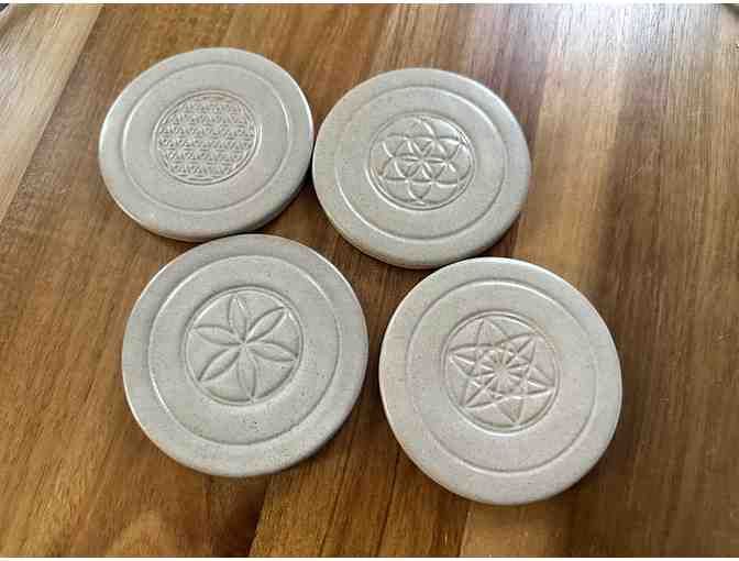 Sacred Geometry Coasters | Set of Four